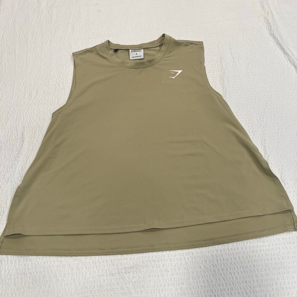 Gymshark tan/beige tank top women small